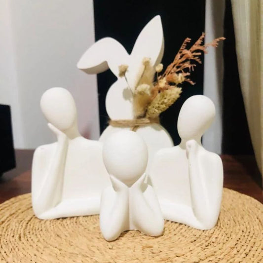Minimalist Abstract Thinker Figures Set | Modern Home Decor